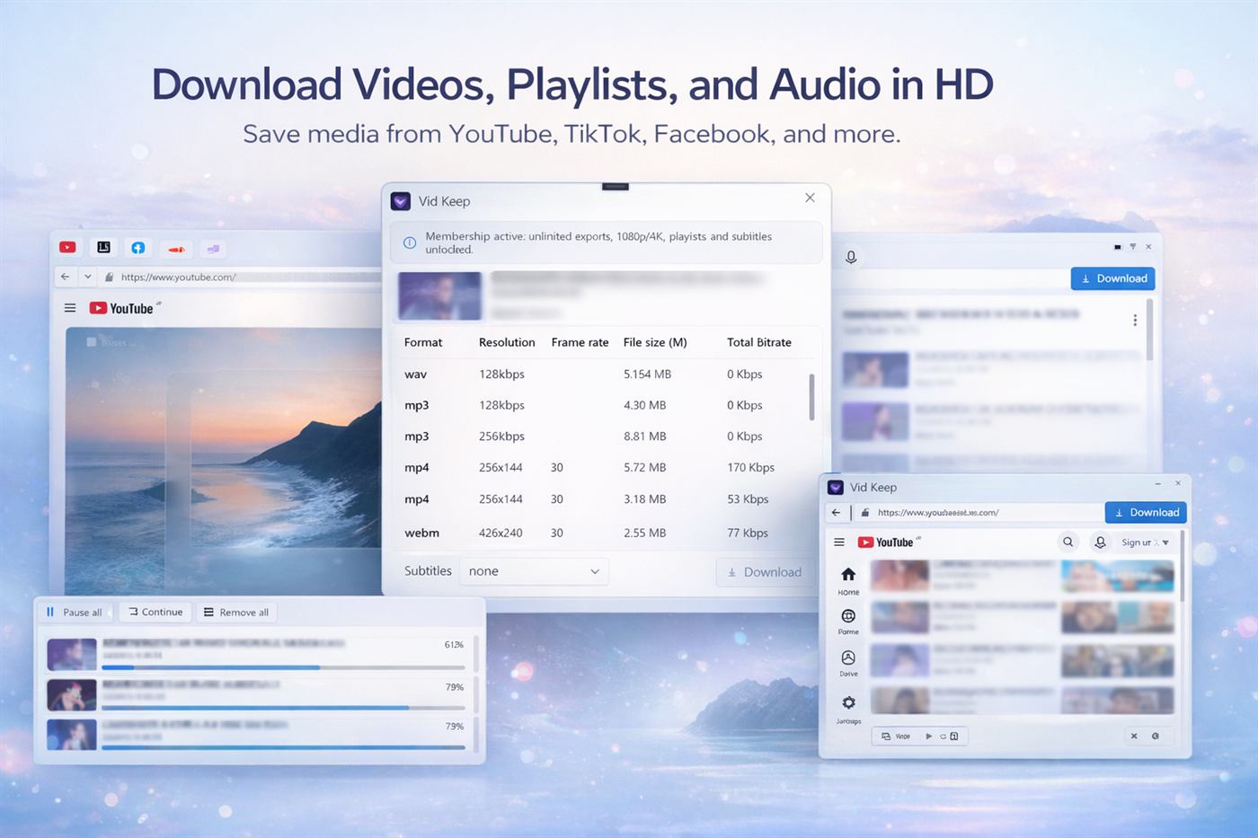 Need Keep 4K video converter desktop interface
